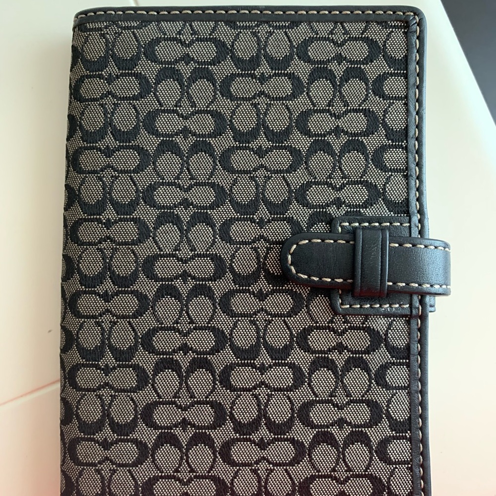 Coach passport holder